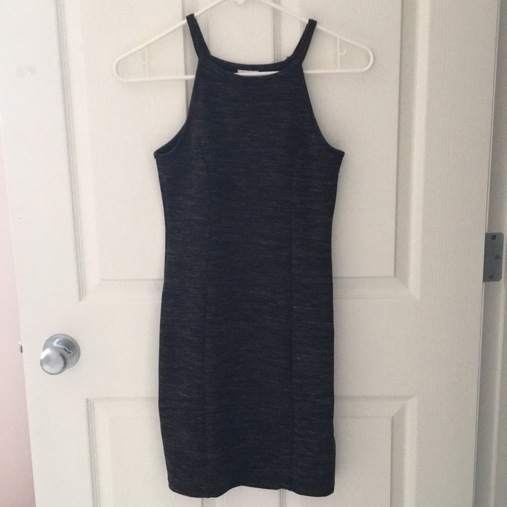 Garage Dark Grey Bodycon Dress